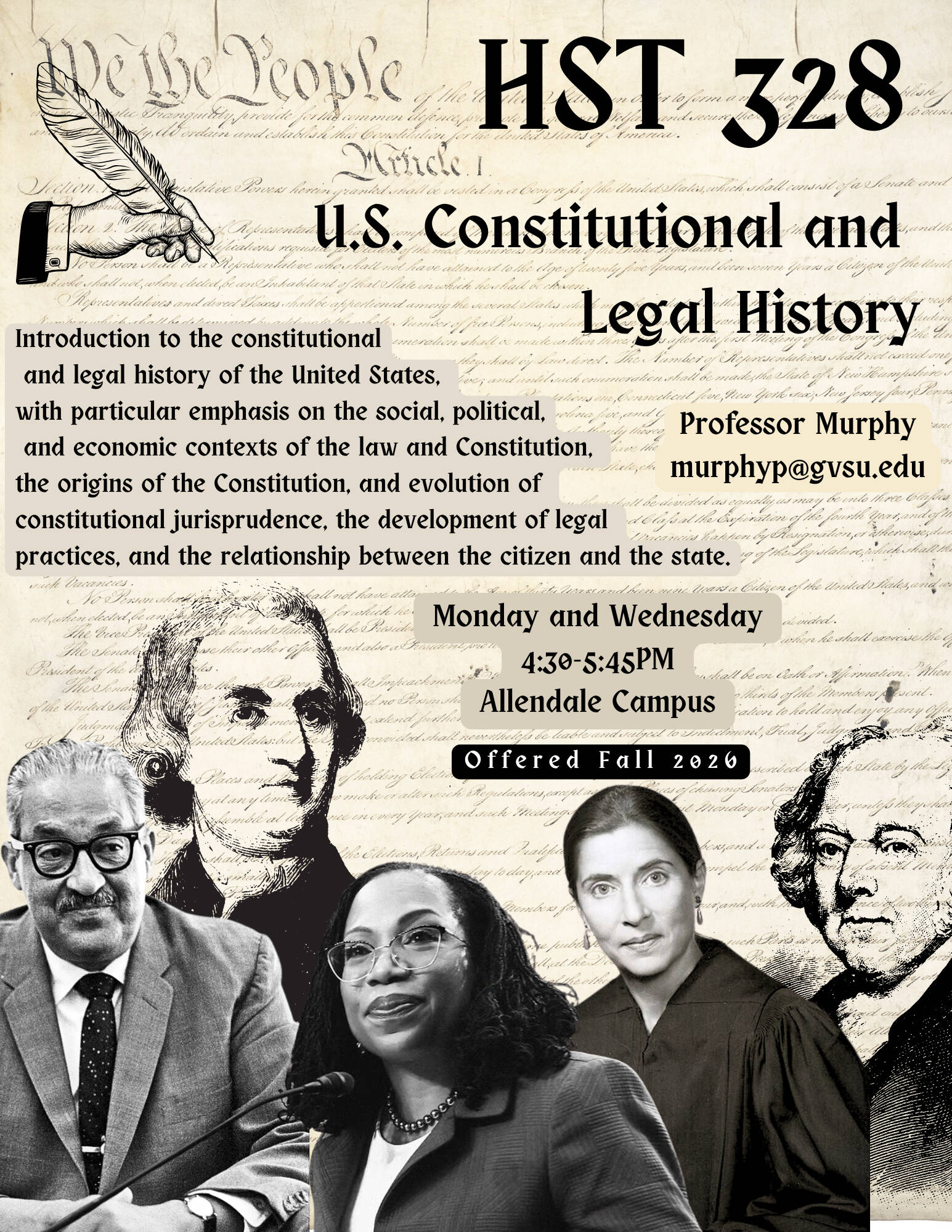 HST 328 U.S. Constitutional and Legal History